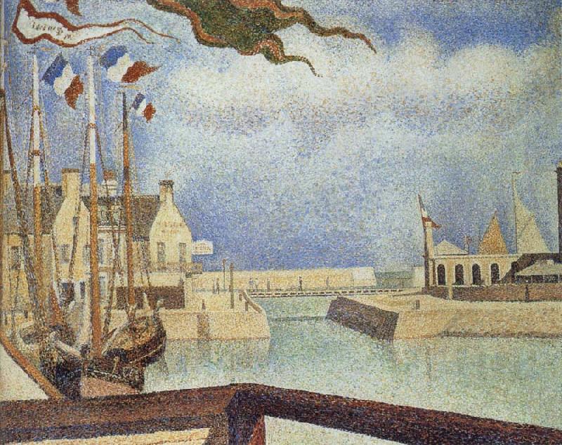 The Sunday of Port en bessin, Georges Seurat